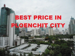 CHEAPEST IN PLOENCHIT! near ploenchit BTS. Easy access to expressway. 60 sq.m. 1 bedroom Unfurnished.