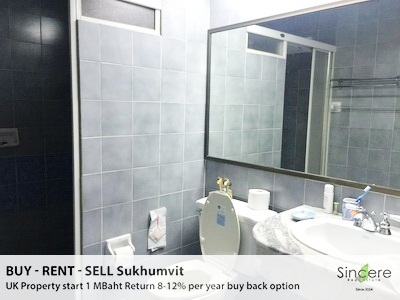 Condo for Sale,Sukhumvit 23. Great Location with 2 bedrooms and Superb View. Easy to walk to BTS Asok and MRT Sukhumvit