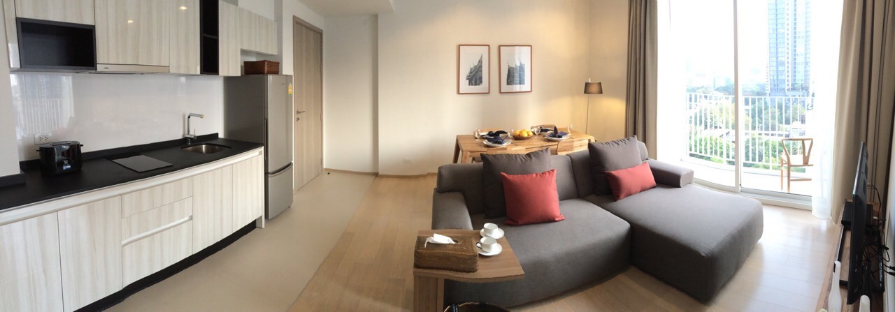 Condo for rent!! HQ Thonglor by Sansiri,High floor, 2 Bedrooms 75 sqm.