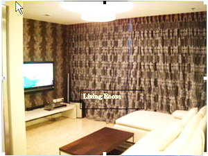 One big bedroom on Nusasiri Grand Condominium for sale. Fully furnished, size 80 sq.m., close to Ekamai BTS.