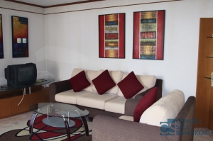 Rare item .Heart of Sukhumvit 16,  2 bedrooms 113 sqm. High floor with superb city view.
