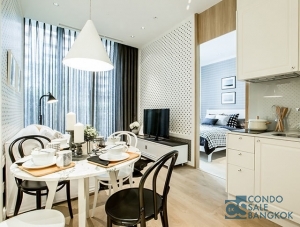 Down Payment for sale Noble BE19, 1 BR 33.4 sqm. Walk to BTS Asoke