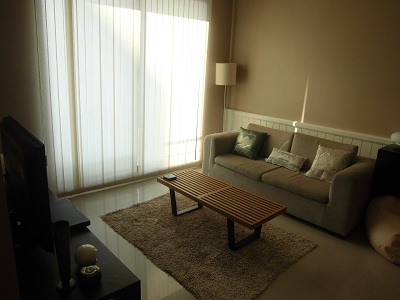Nice view ,walking distance to MRT Phecthburi. Condo for sale in Sukhumvit area 80 sq.m. fully furnished.