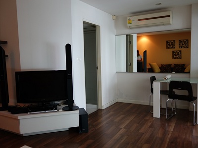 Condo for sale in Bangkok Sukhumvit 79, only 150 m. to BTS On-Nut, Fully furnished for 1 bedroom, 38 sq.m.