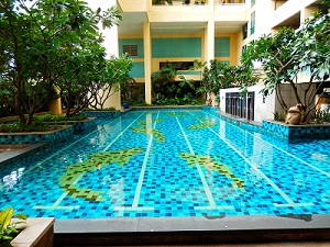 Condo for sale,Rama 3 -Sathorn Narathiwas, fully furnished 108 sq.m. for 2 bedrooms 2 bathrooms. Easy access to expressway.