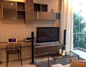 Condo for Rent!! The Room Sukhumvit 21 , 50 Sq.m. Garden and pool view, best location in building!!