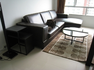Fully furnished 2 bedrooms size 72 sq.m. at LPN Praram 9 condo for sale in Bangkok Thailand. Easy access