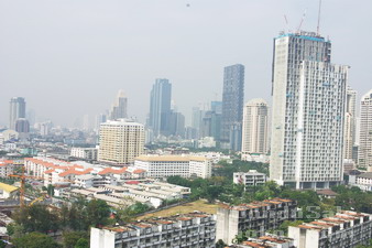 Duplex Penthouse for sale in Sathorn 422 sq.m. 4 bedrooms 3 bathrooms. Panoramic view and nice terrace.  Easy access to Saladaeng BTS & MRT.