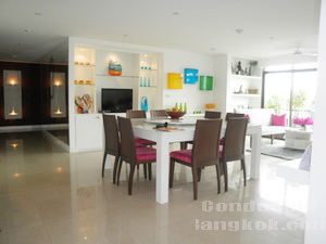 Condo for sale in very nice neighborhood. spacious 3 bedrooms Size 300 sq.m. Tastefully furnished.