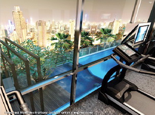 Down payment sale Brand New Condo 1 bedroom 35.9 sq.m.for sale on Asoke - Petchburi area. Easy access to MRT and Sukhumvit