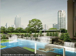 Down payment sale Brand New Condo 1 bedroom 45 sq.m. for sale on Asoke-Petchburi area. Walk to MRT. Very High floor.